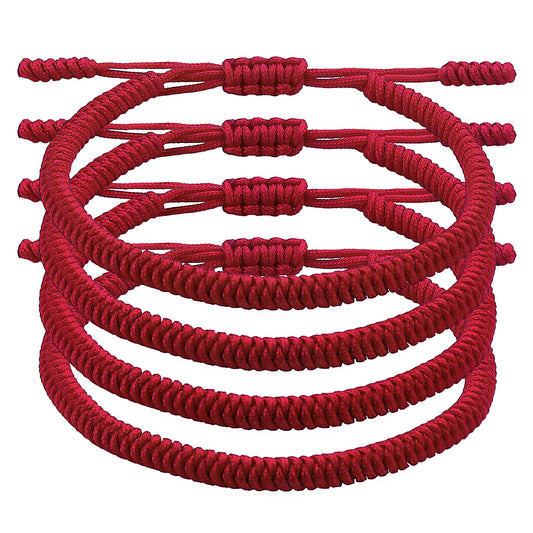 Tibetan-Style Red Rope Handmade Bracelet