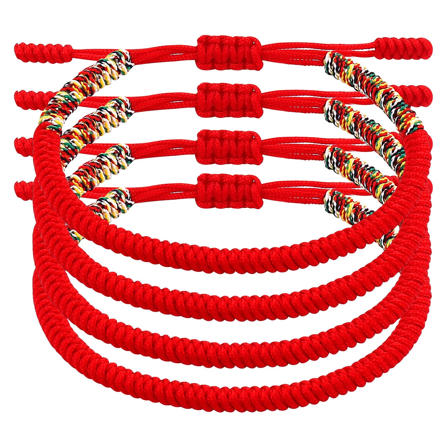 Tibetan-Style Red Rope Handmade Bracelet