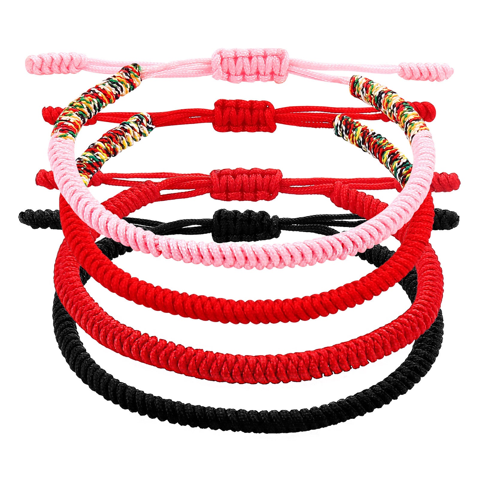 Tibetan-Style Red Rope Handmade Bracelet