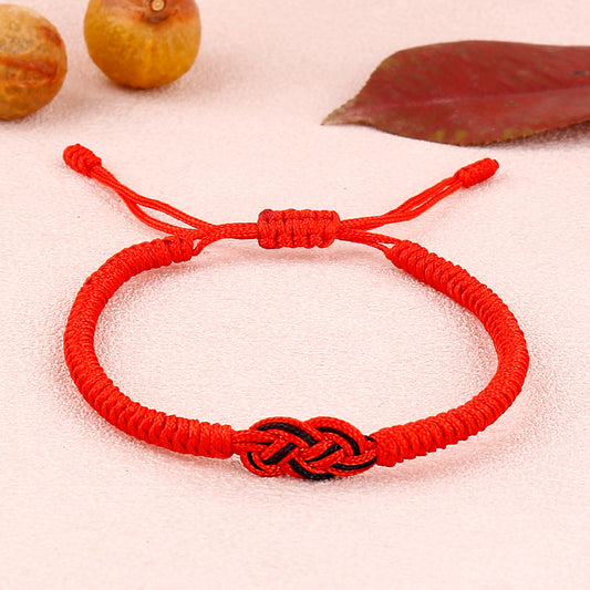 Tibetan-Style Red Rope Handmade Bracelet