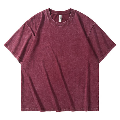 Tie-dye loose short-sleeved top for men
