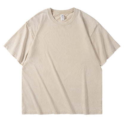 Tie-dye loose short-sleeved top for men