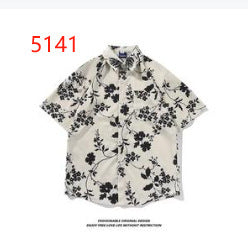 Tie-Dye Shirt Men's Short-Sleeved