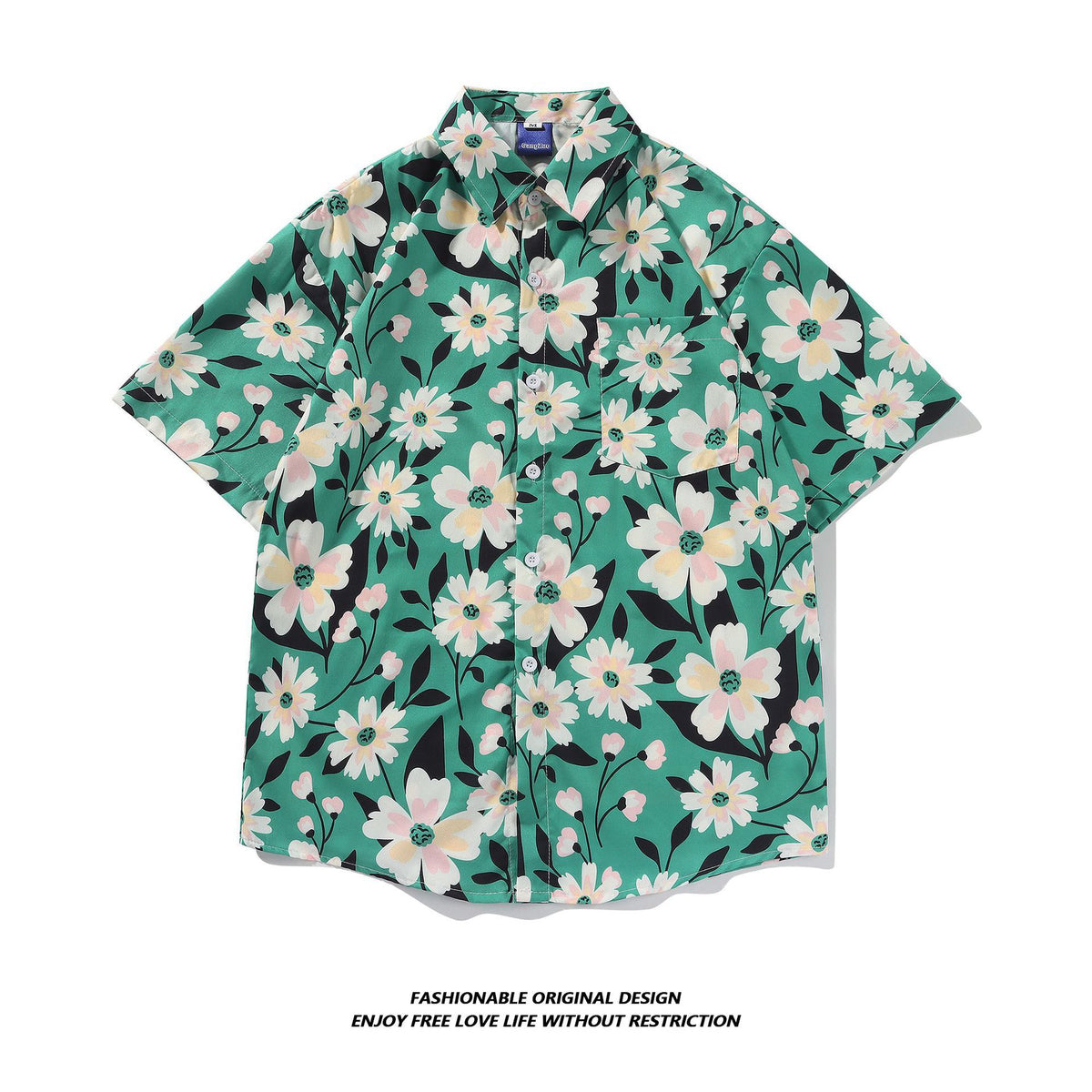 Tie-Dye Shirt Men's Short-Sleeved