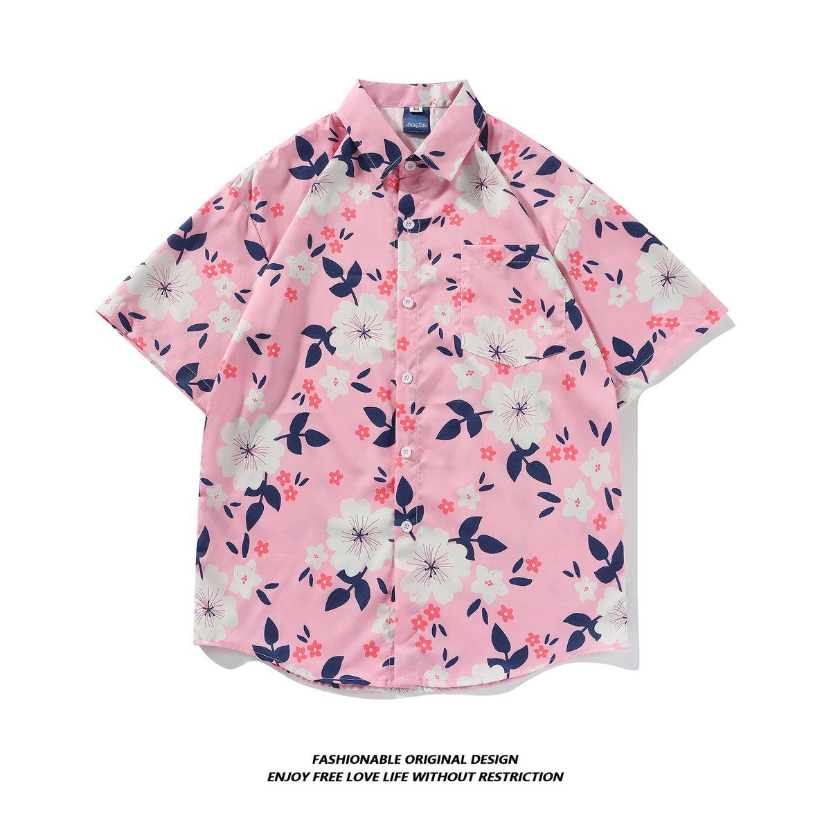 Tie-Dye Shirt Men's Short-Sleeved