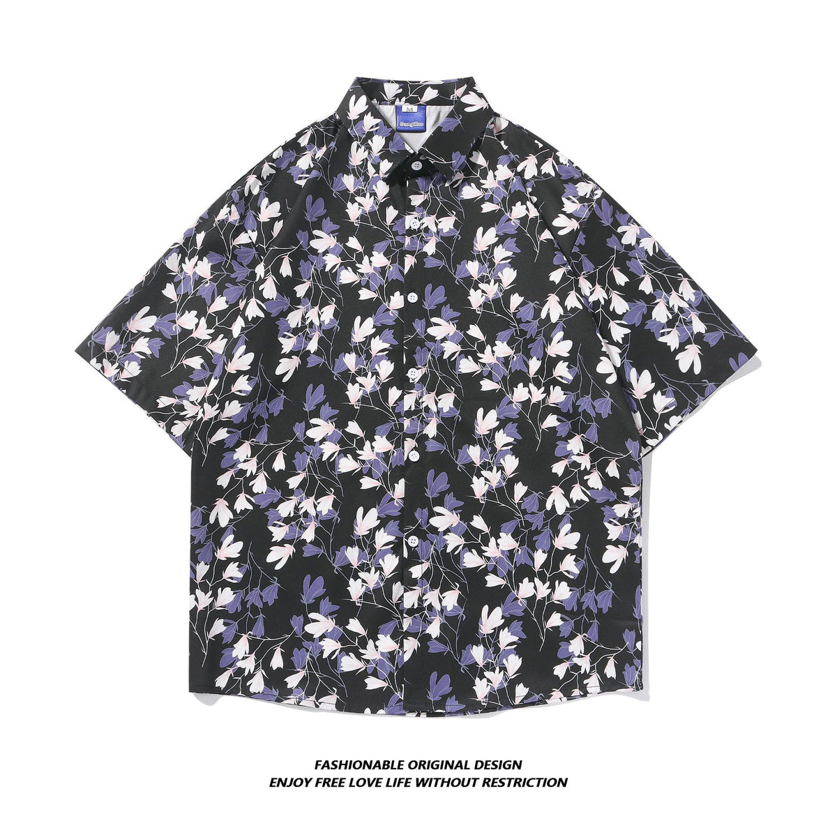 Tie-Dye Shirt Men's Short-Sleeved