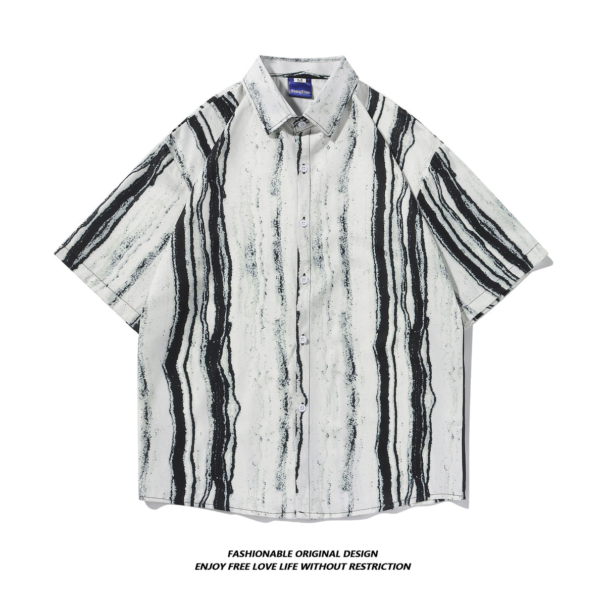 Tie-Dye Shirt Men's Short-Sleeved