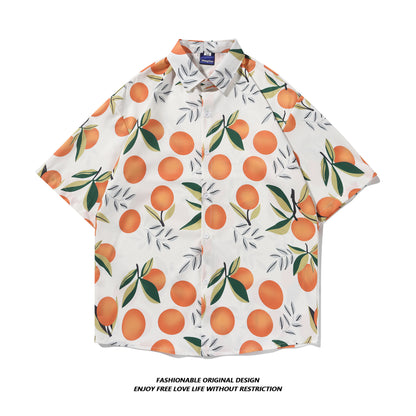 Tie-Dye Shirt Men's Short-Sleeved