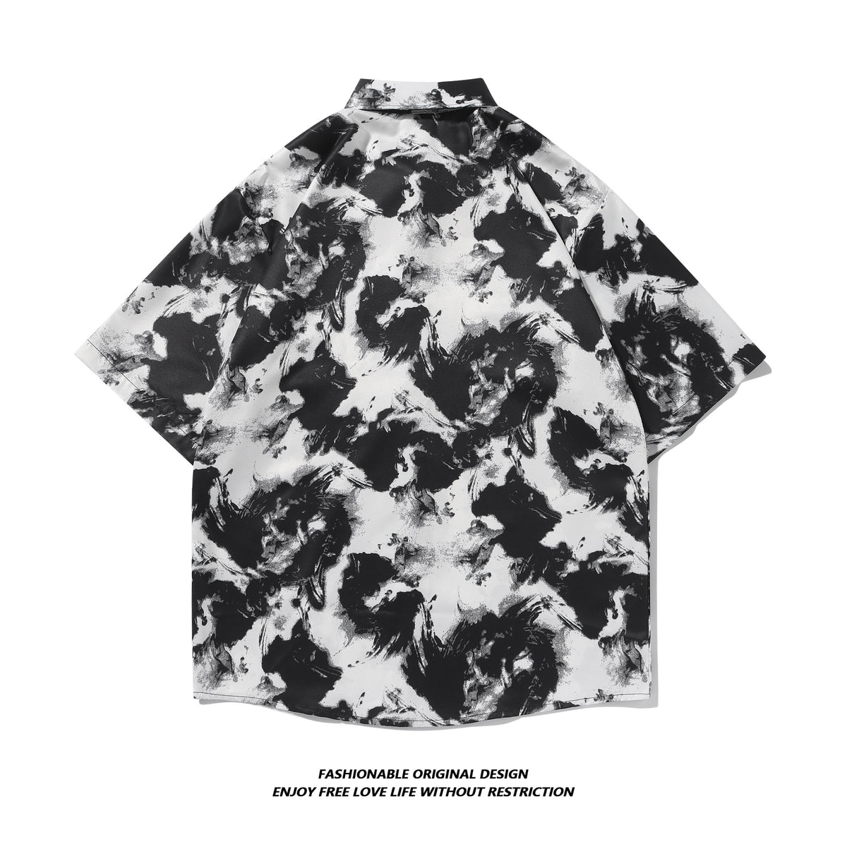 Tie-Dye Shirt Men's Short-Sleeved