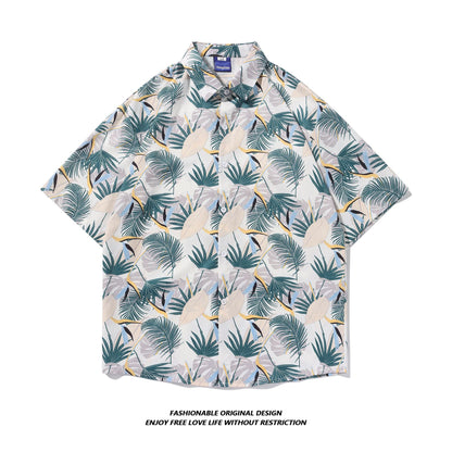 Tie-Dye Shirt Men's Short-Sleeved