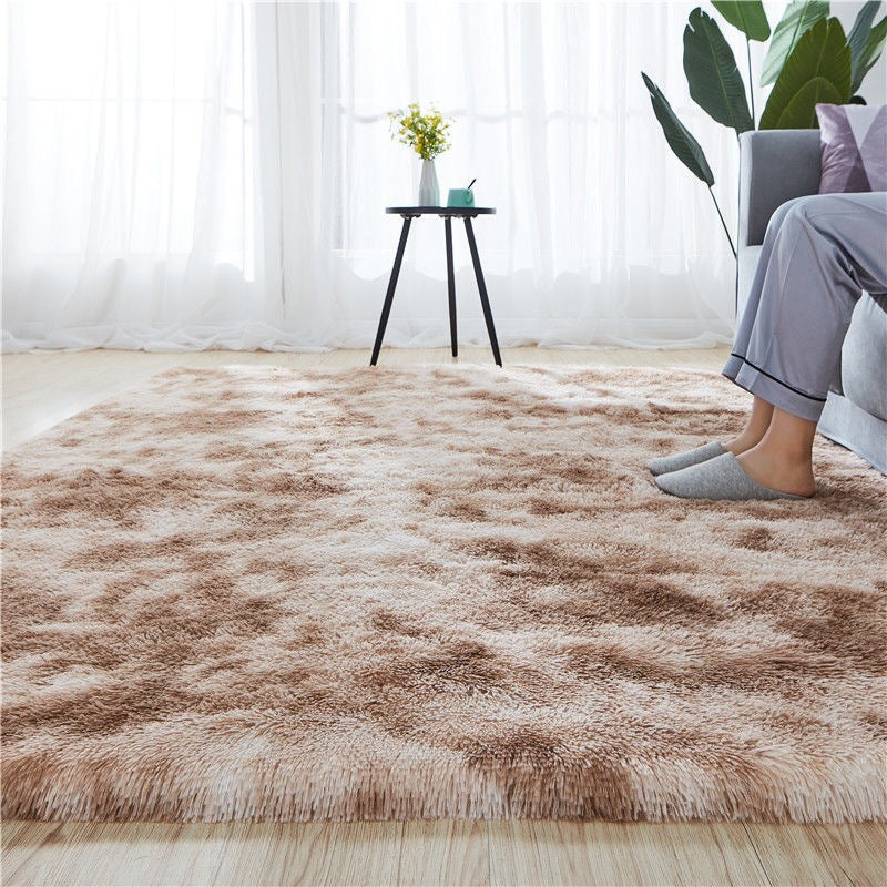 Tie-Dye Silk Non-Slip Carpet