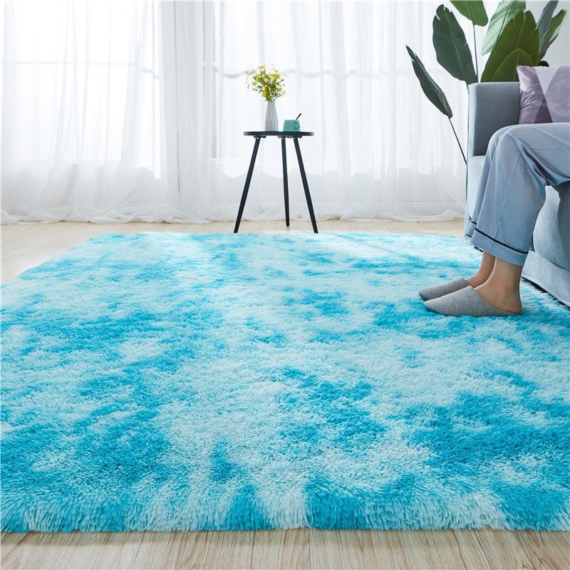 Tie-Dye Silk Non-Slip Carpet