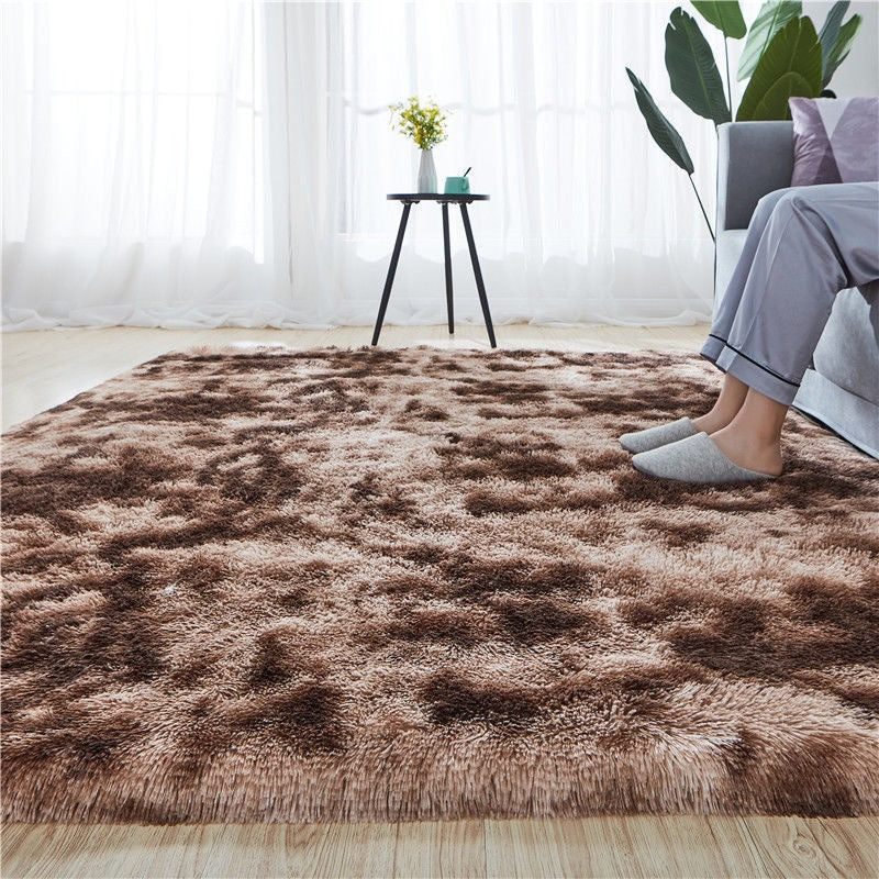 Tie-Dye Silk Non-Slip Carpet