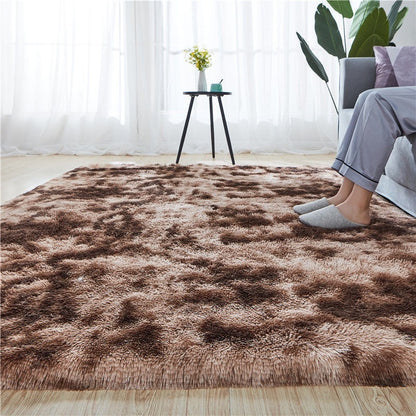 Tie-Dye Silk Non-Slip Carpet