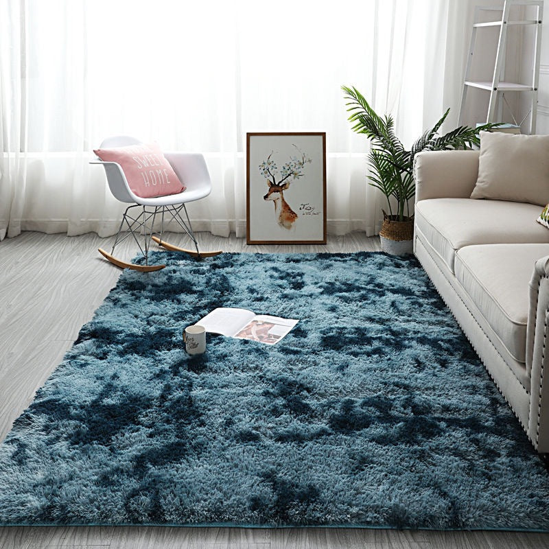 Tie-Dye Silk Non-Slip Carpet