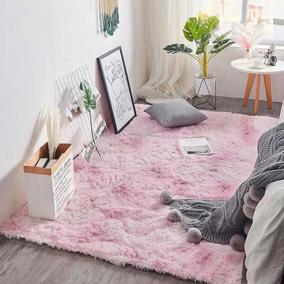 Tie-Dye Silk Non-Slip Carpet