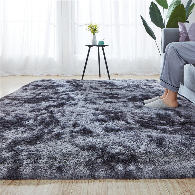 Tie-Dye Silk Non-Slip Carpet