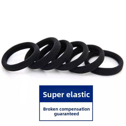 Tie hair with hair ties