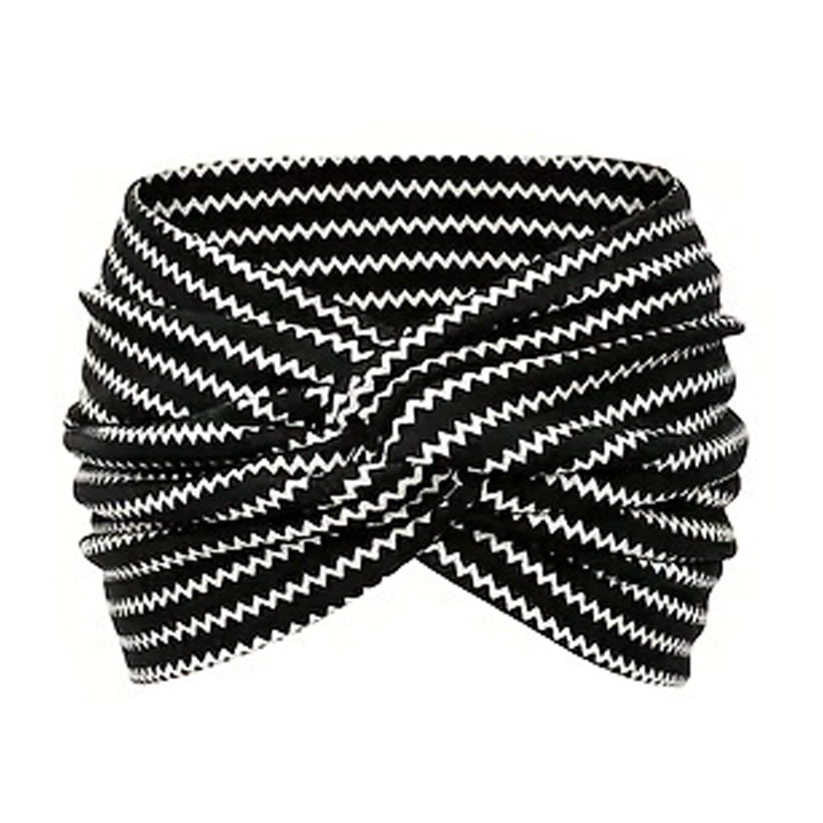 Tie Knot Retro Cashew Wide Edge Tie Dye Headband Turban