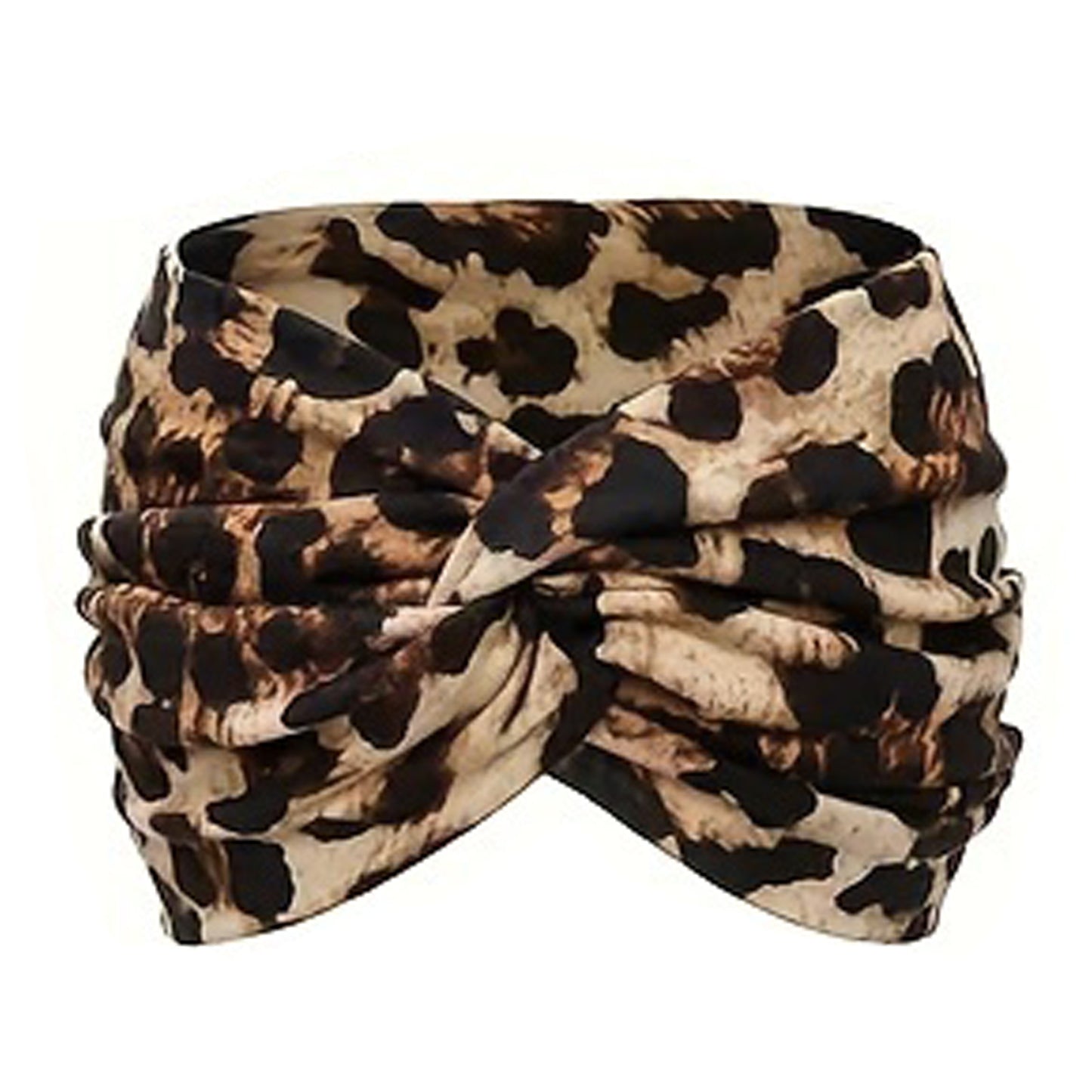 Tie Knot Retro Cashew Wide Edge Tie Dye Headband Turban