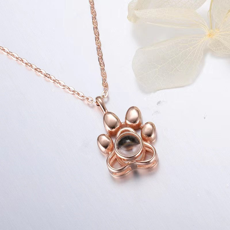 Tie pendant titanium steel necklace