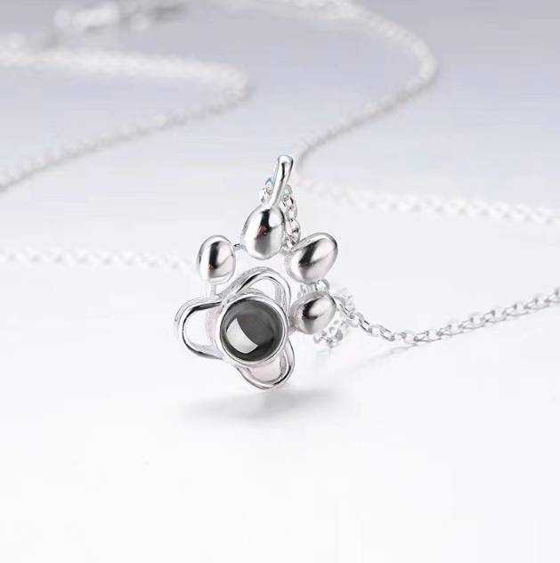Tie pendant titanium steel necklace