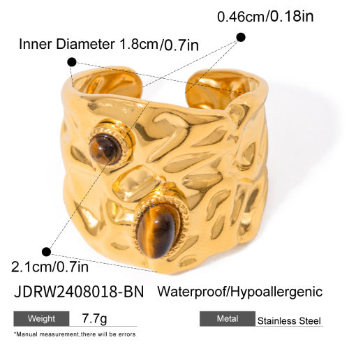 tiger eye ring
