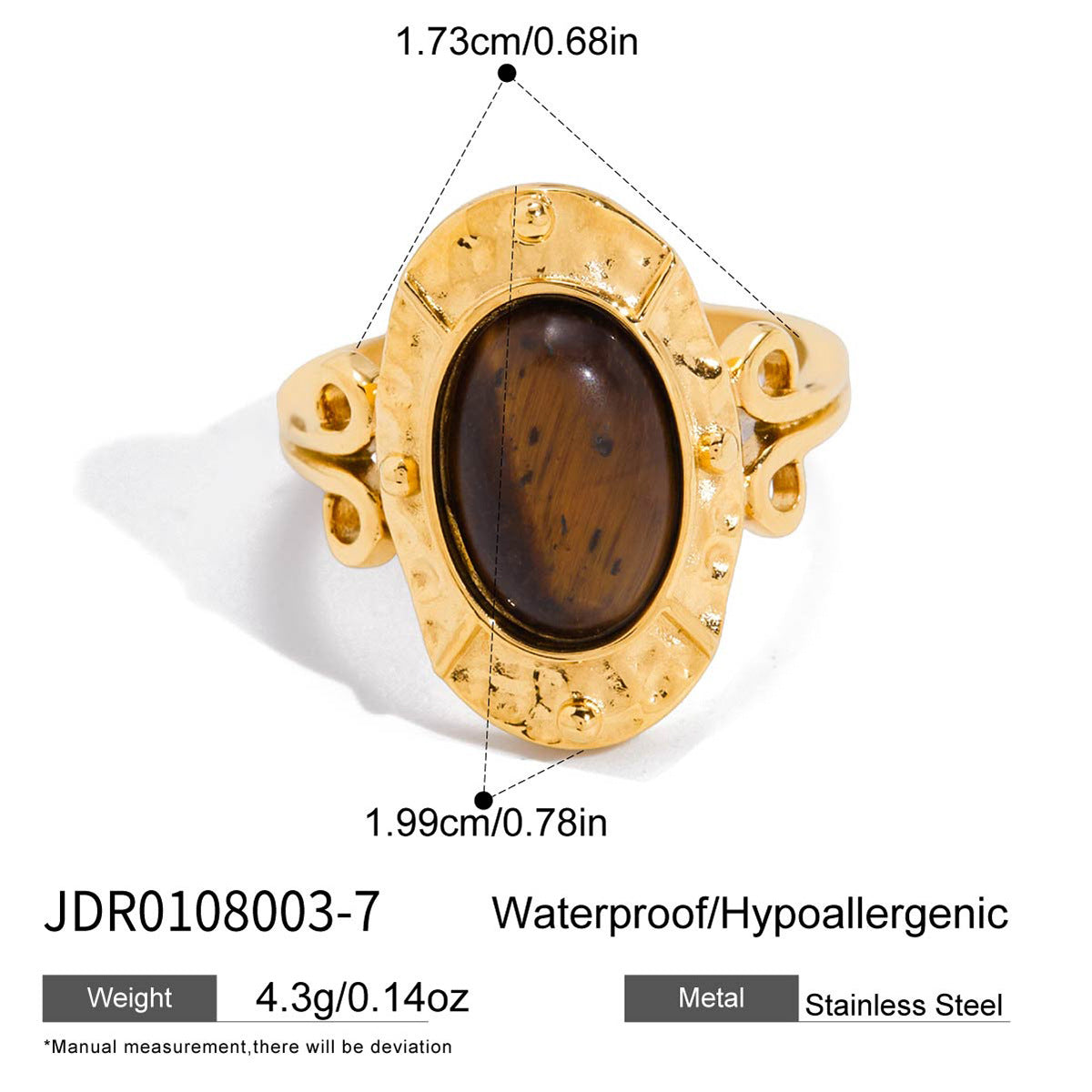 tiger eye ring