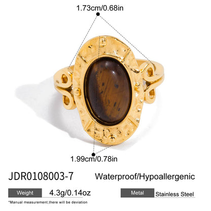 tiger eye ring