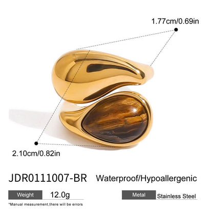 tiger eye ring