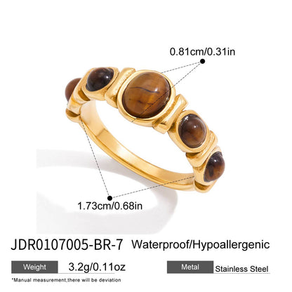 tiger eye ring