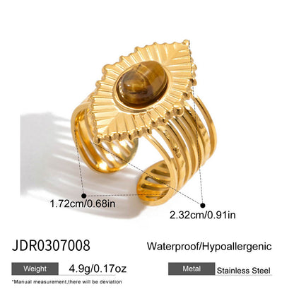 tiger eye ring