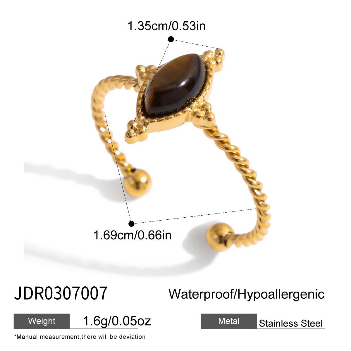 tiger eye ring