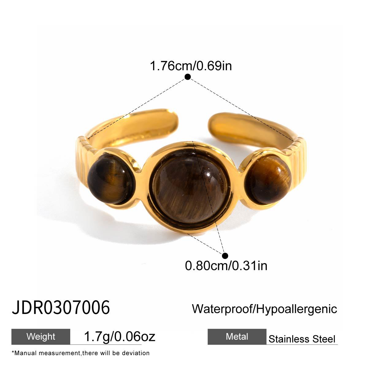 tiger eye ring