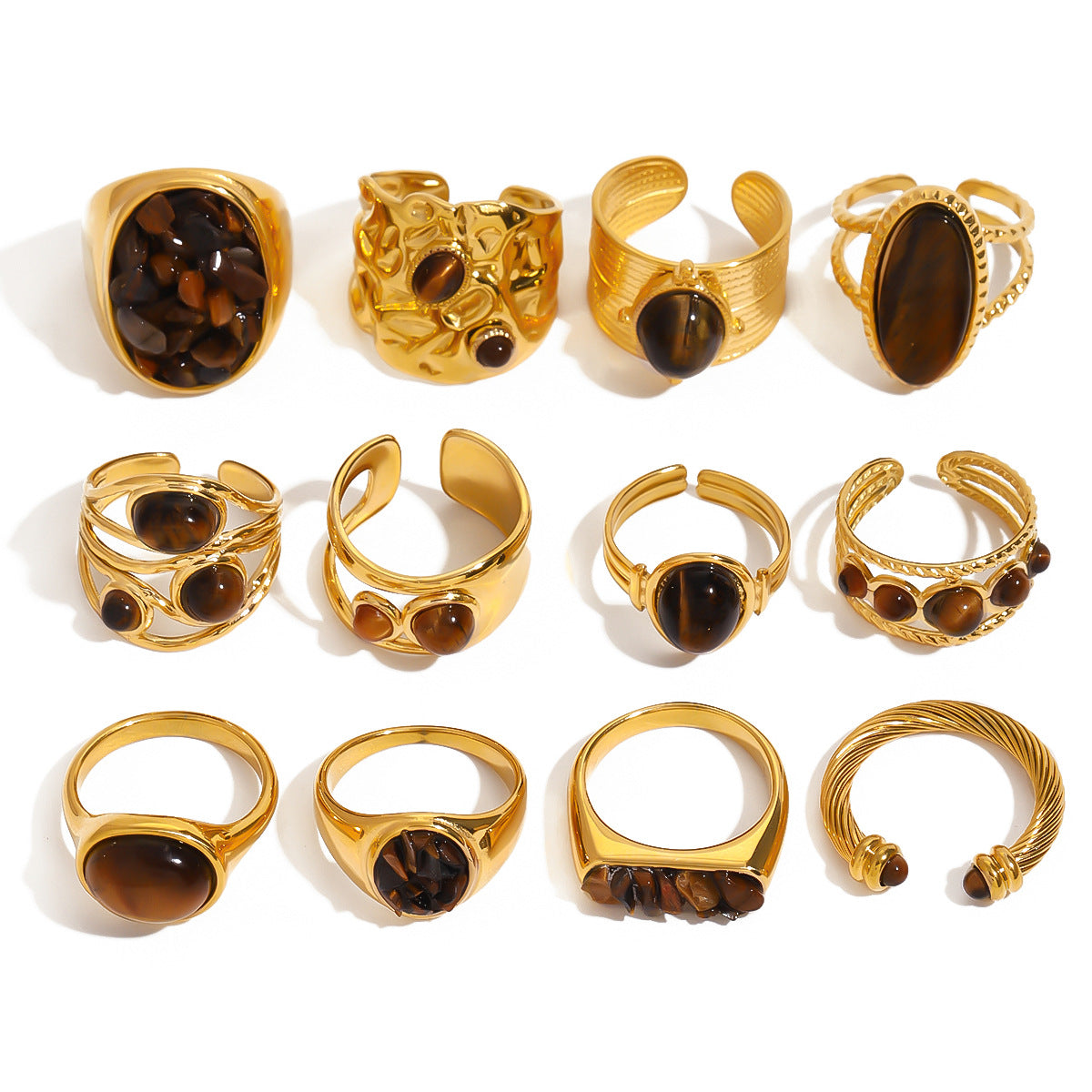 tiger eye ring