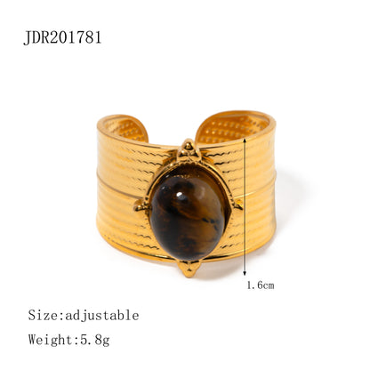 tiger eye ring