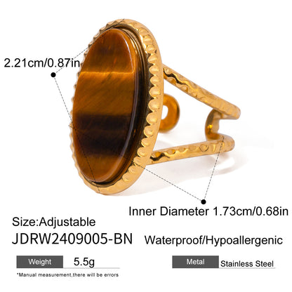 tiger eye ring