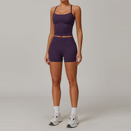 Tight brushed yoga set