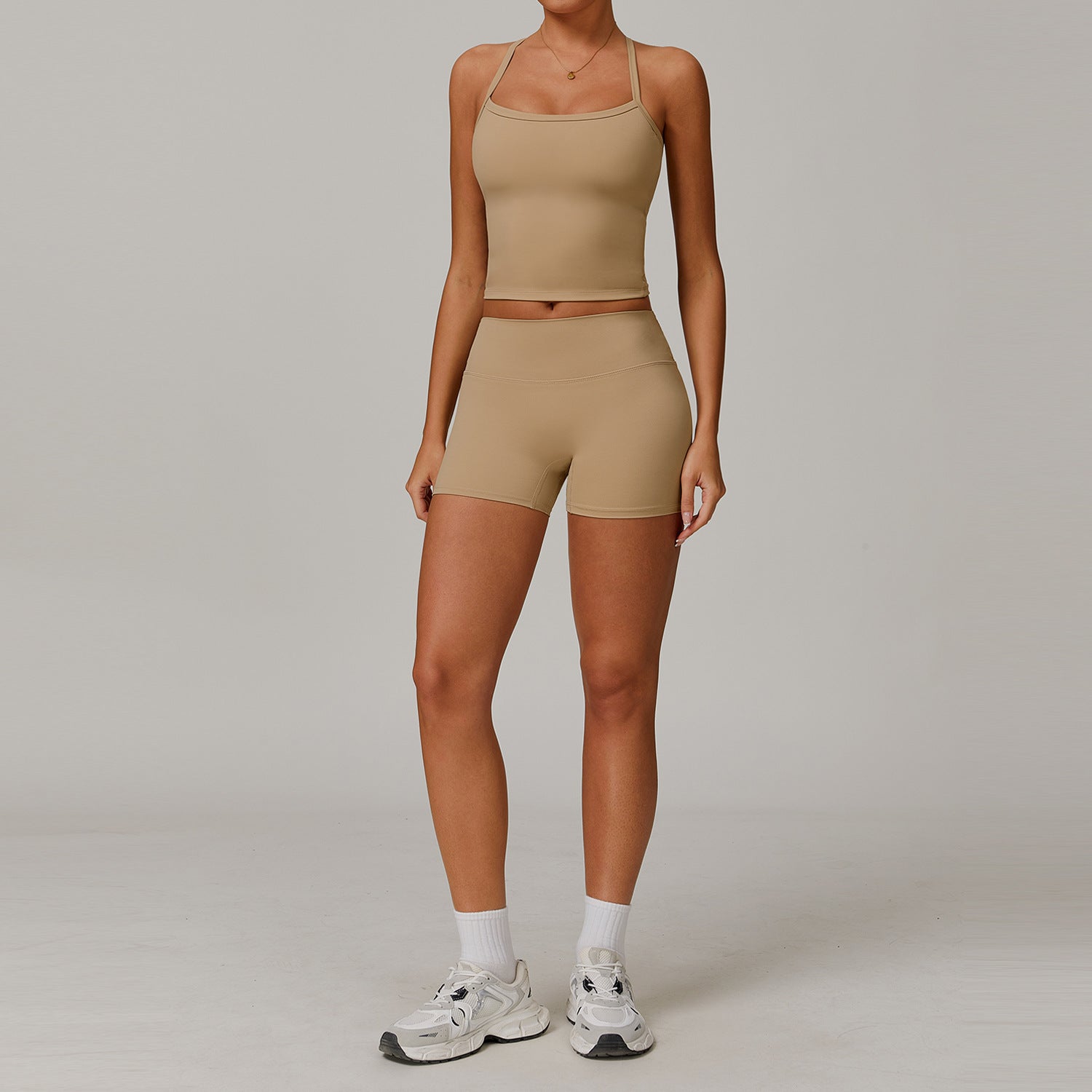 Tight brushed yoga set