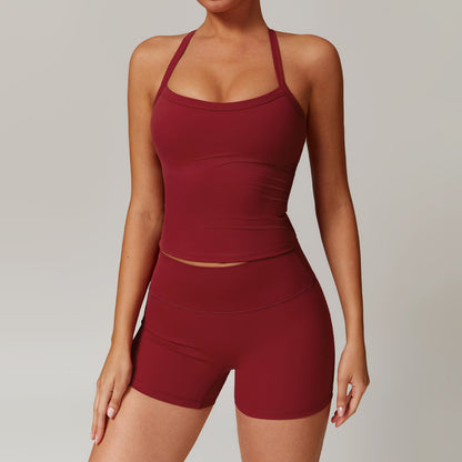 Tight brushed yoga set