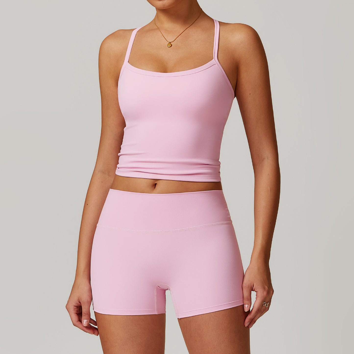 Tight brushed yoga set