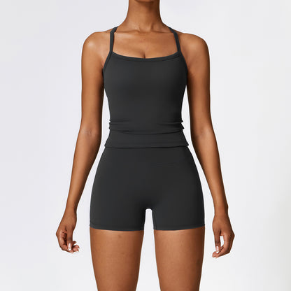 Tight brushed yoga set