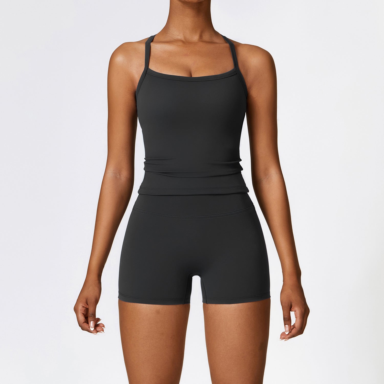 Tight brushed yoga set