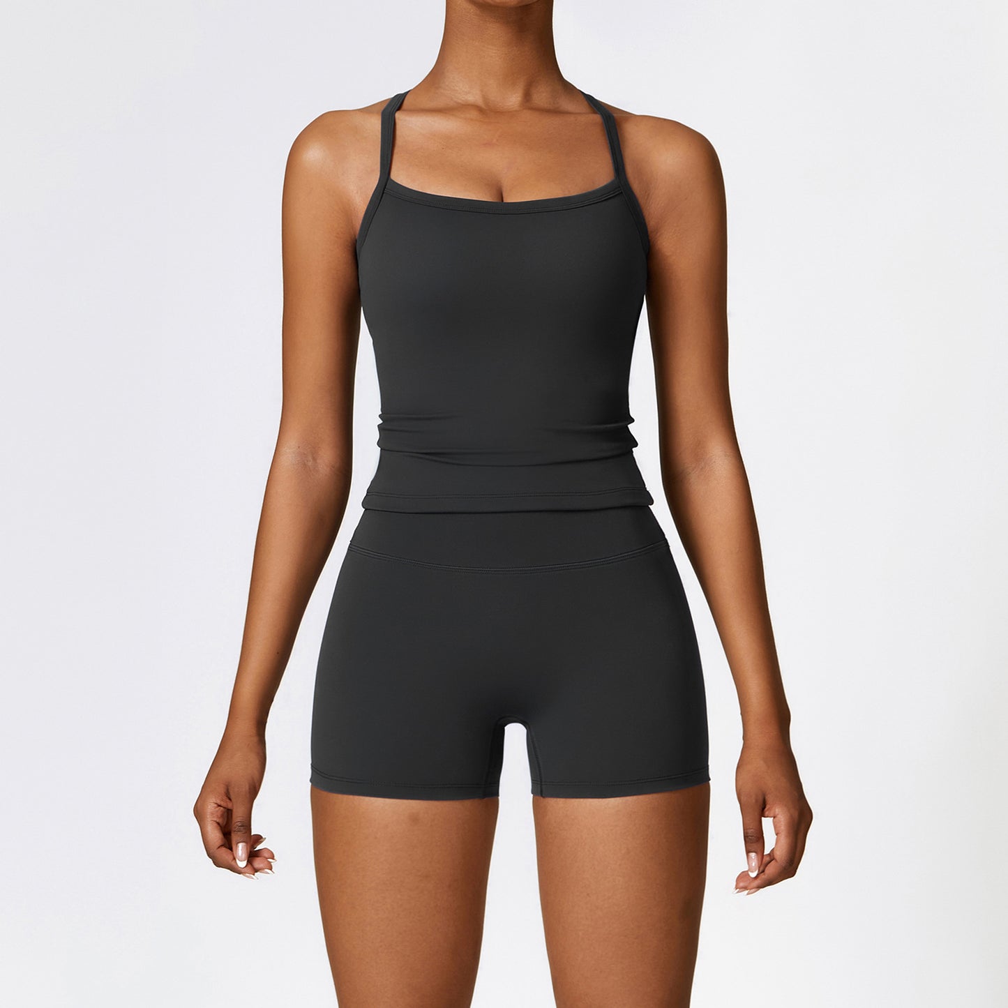 Tight brushed yoga set