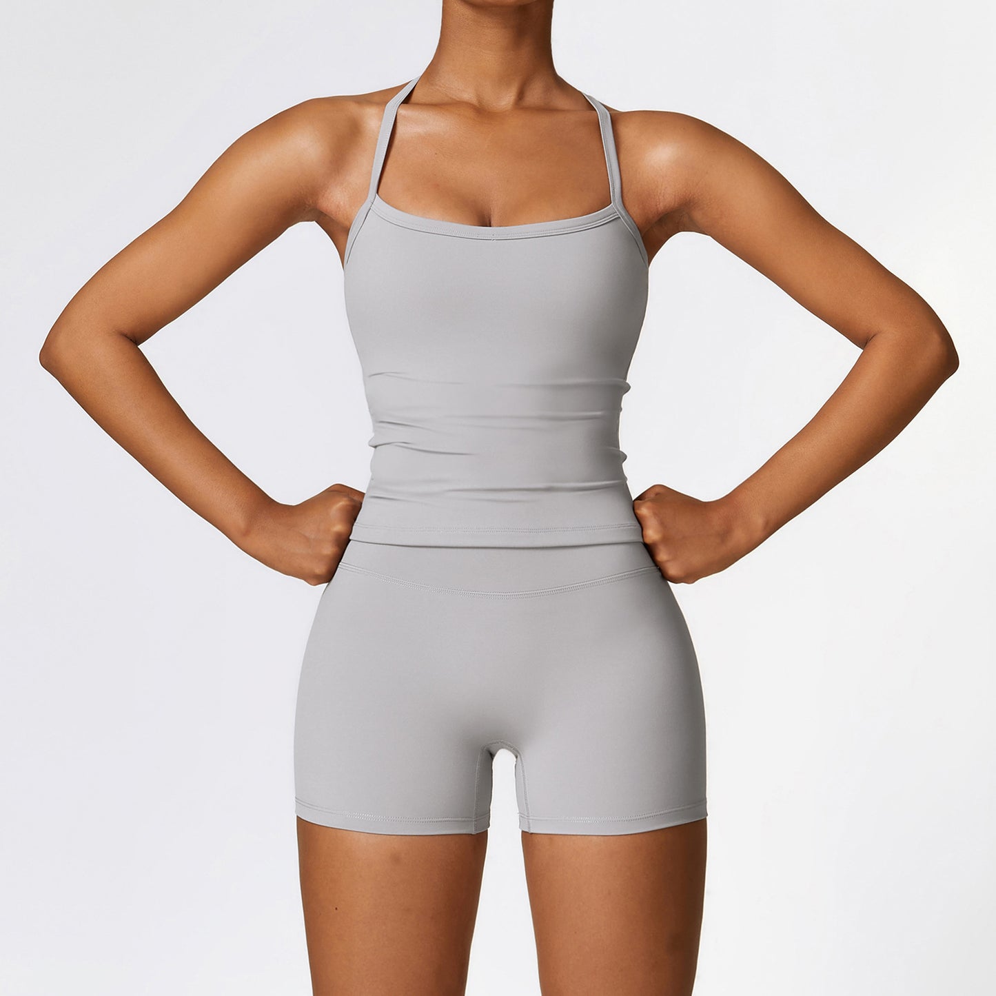 Tight brushed yoga set