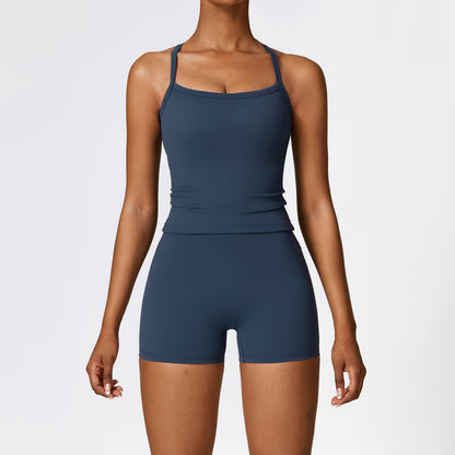 Tight brushed yoga set