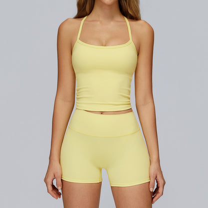 Tight brushed yoga set