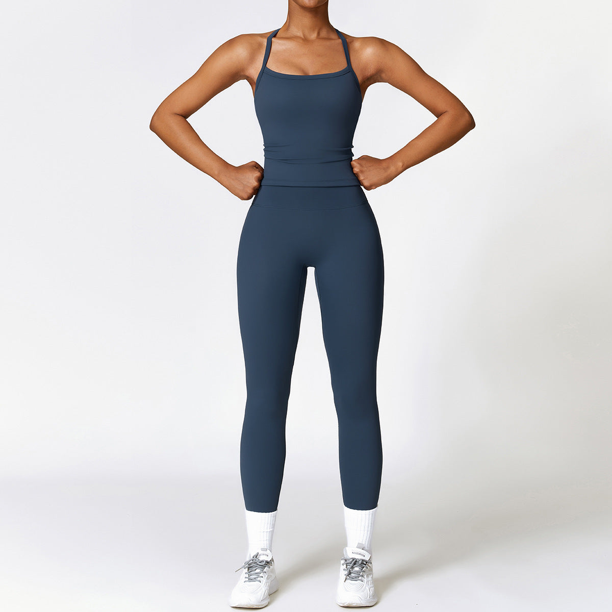 Tight-Fitting Brushed Yoga Suit