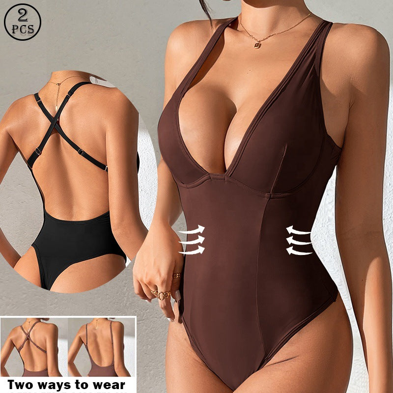 Tight-fitting clothes for women to lose weight without a back