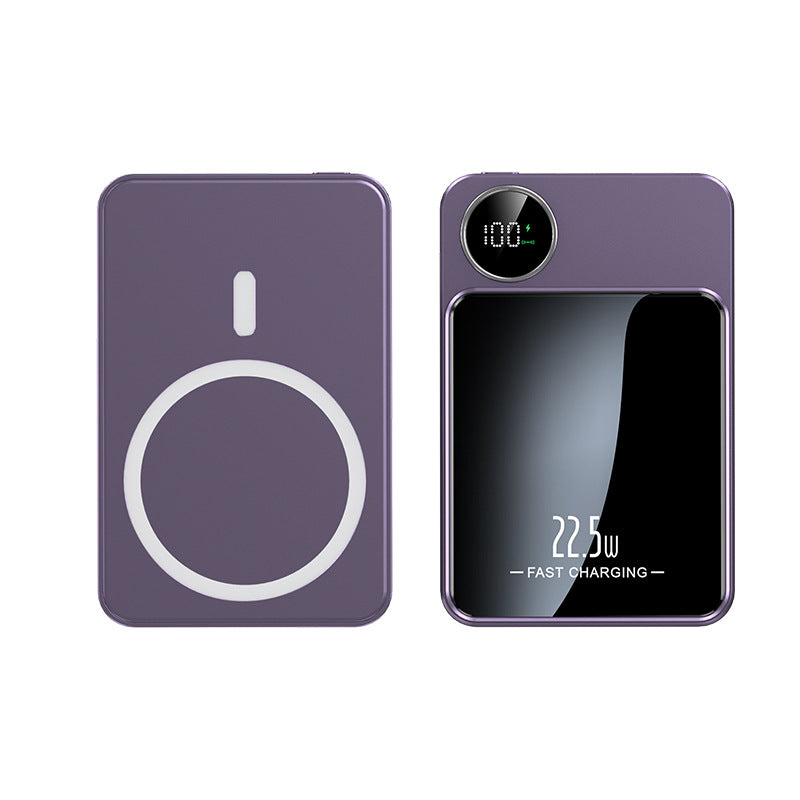 Tik Cross-Border Magsafe Magnetic Wireless Fast Charging Power Bank 10000 Mah Ultra-Thin Mobile Power Supply Wholesale